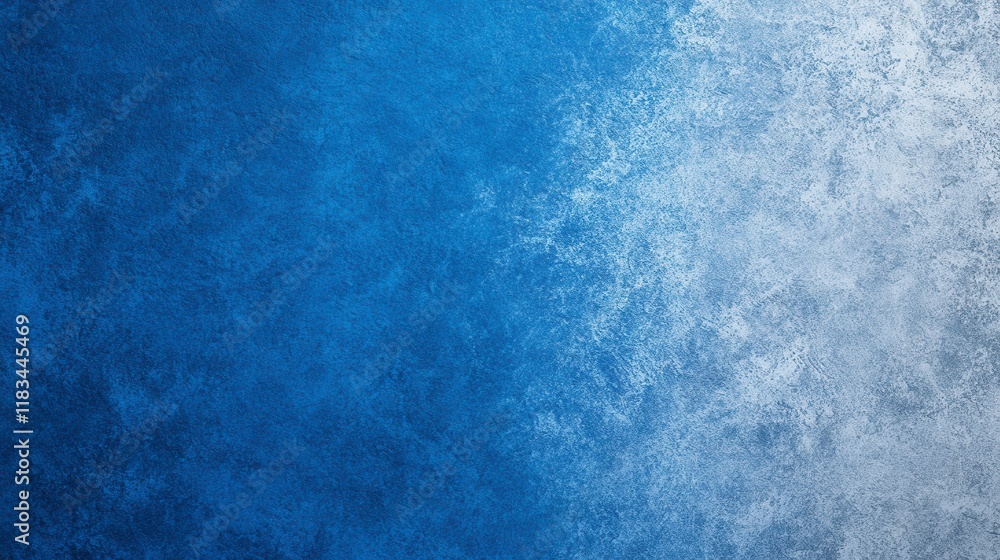 Poster a smooth gradient texture showcasing a beautiful blend of deep blue transitioning to light icy tones