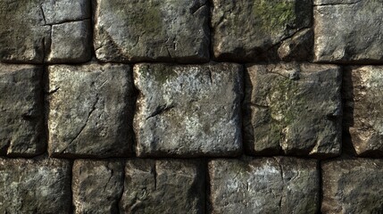 Ancient stone wall texture
