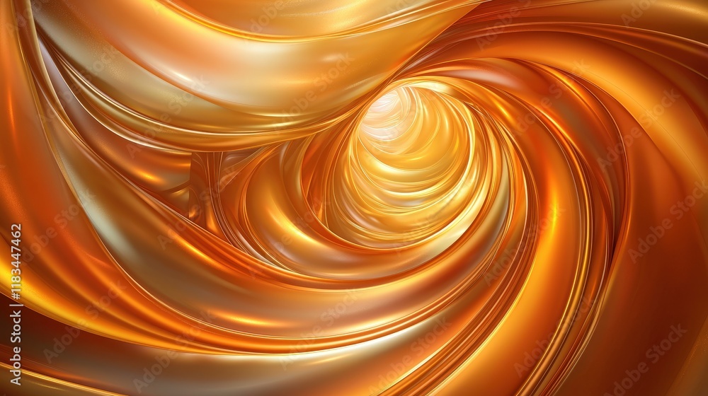 Poster tunnel with seamless gradient transitions abstract tunnel background style