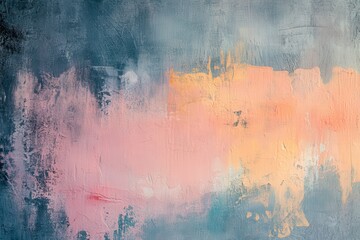 Abstract pastel textured canvas painting, background design