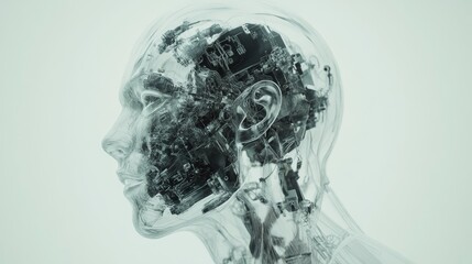 Transparent skull