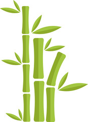 Bamboo Plant Flat Icon