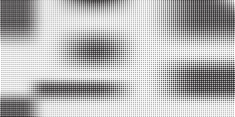 Halftone gradient vector background. From light to dark dots. vector ilustration
