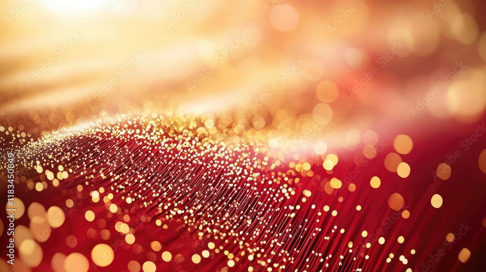 Aufkleber chinese new year fireworks idea. a sparkling abstract background with vibrant colors and luminous bo