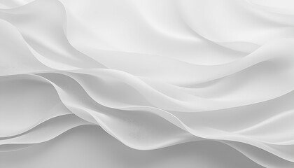 Obraz premium Abstract White Waves Soft Elegant Background