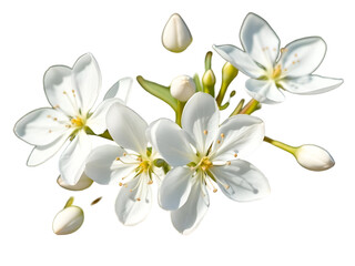 Naklejka premium frangipani flower isolated on transparent background 