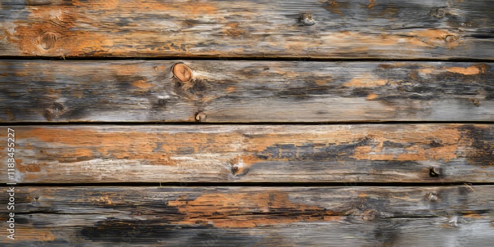 Poster weathered wooden plank with a grunge texture perfect for creating a rustic background. this old wood