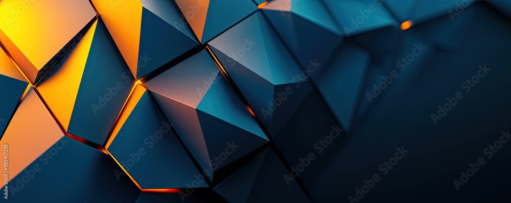 Poster minimal furniture idea. abstract geometric shapes with vibrant colors create a modern, dynamic visua