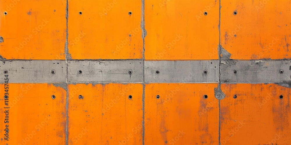 Poster abstract orange background texture featuring a concrete wall creates a striking visual effect. this 