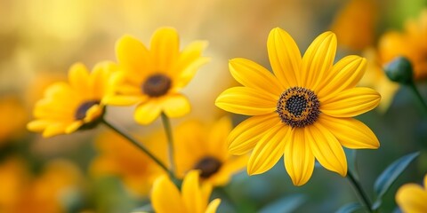 Vibrant yellow false sunflower blooms radiate beauty and charm, showcasing the stunning features of the yellow false sunflower in a captivating display of nature s artistry.