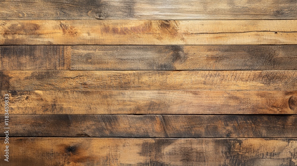 Aufkleber horizontal wood plank texture showcasing natural patterns and grains. this wood plank texture serves