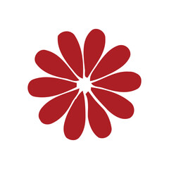 Chinese New Year Flower Vector Illustration