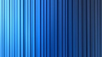 Obraz premium Abstract gradient blue background with vertical lines creating a serene and calming atmosphere for various design purposes