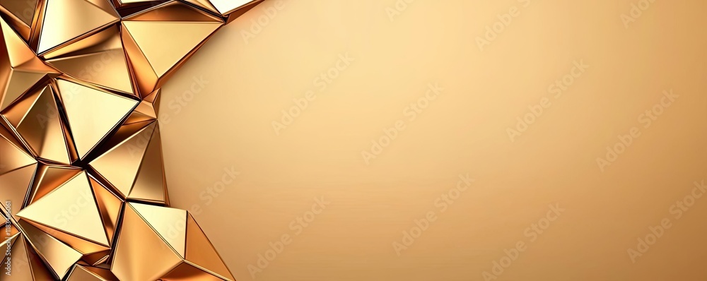Aufkleber gold abstract background idea. abstract golden geometric design with a modern touch for creative pro
