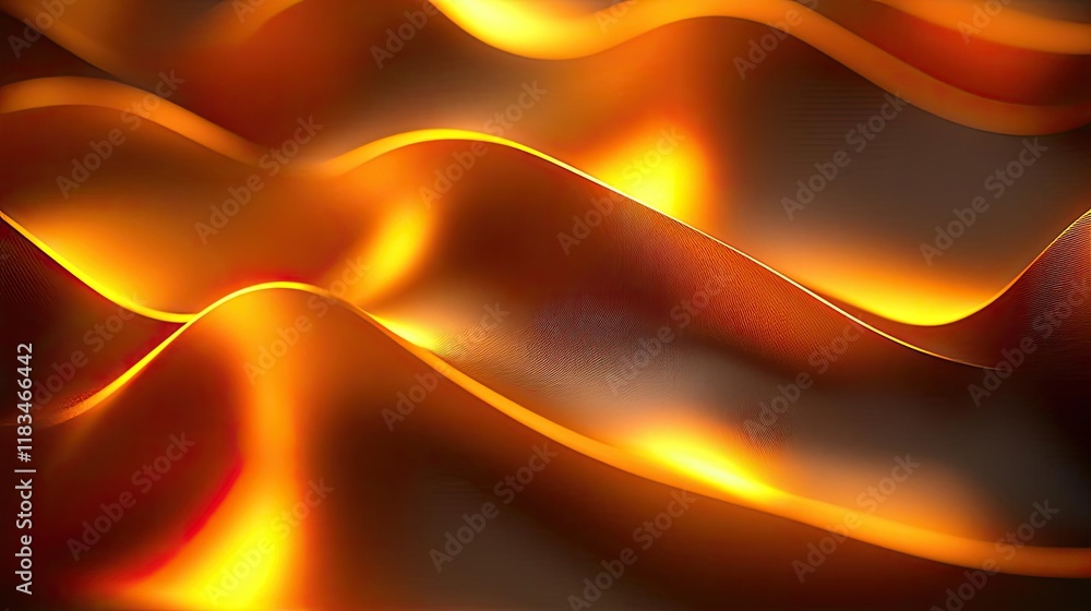 Poster gold abstract background idea. abstract golden waves create a stunning visual impact for design and 
