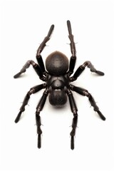 Fototapeta premium Black tarantula spider arachnid animal insect.