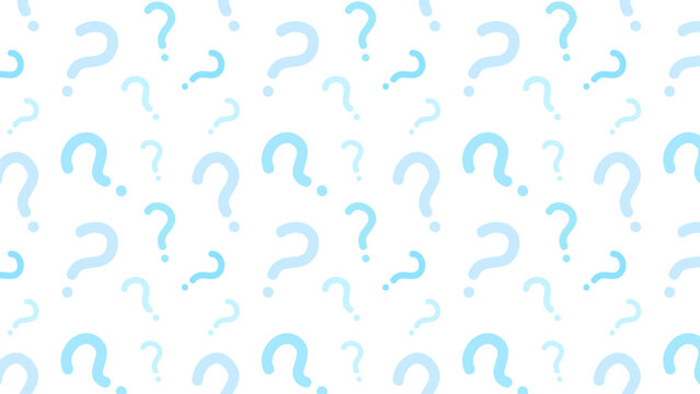 Seamless background illustration with question marks.