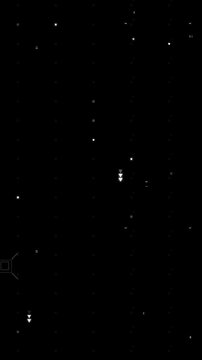 4K Verticle animation video overlay template. Video transition template black and white