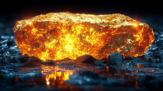 A smooth gold texture with soft highlights and deep shadows, ideal for creating sophisticated, clean designs with a touch of luxury.