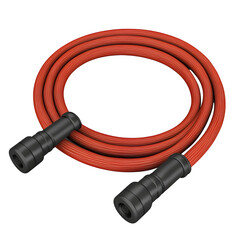 Naklejka premium Photography of Red Jump Rope on Clean White Background