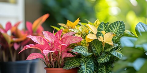 Decorative ornamental plants enhance the beauty of any house or garden, making ornamental plants a perfect choice for decoration and adding a vibrant touch to indoor and outdoor spaces.