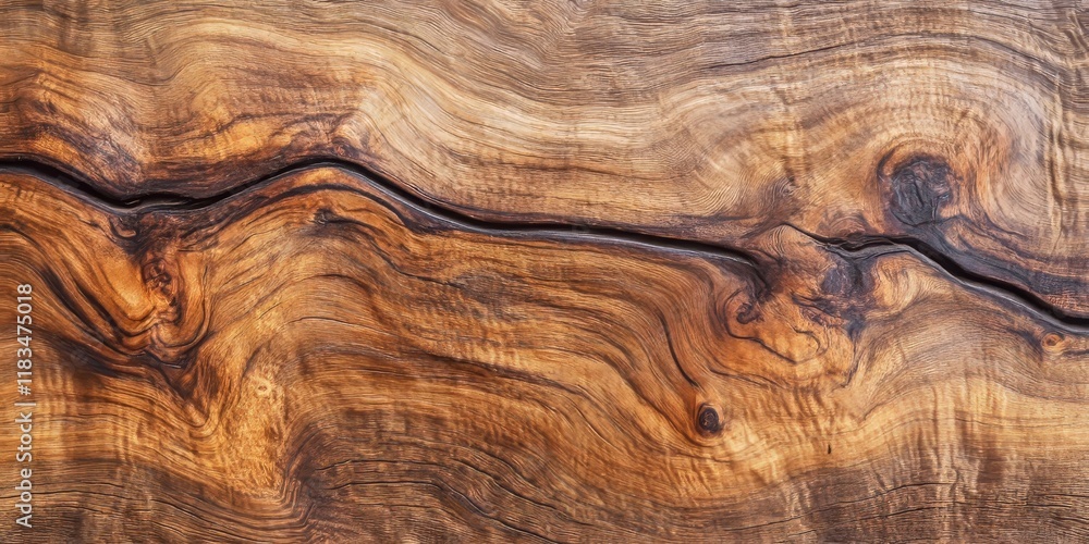 Aufkleber natural wood surface background showcasing the unique textures and patterns found in natural wood. t