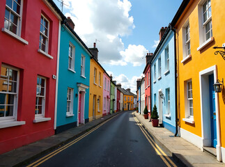 Obraz premium Discover the Charm of Colourful Old Streets in Kinsale, Cork, Ireland new image