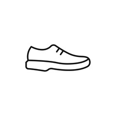 Shoes Icon Isolated flat vector in outline