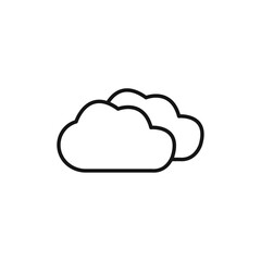 Weather Icon Isolated flat vector in outline