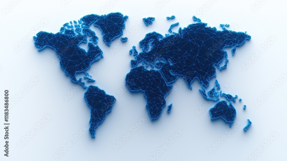 Poster global map visualization digital world infographic blue background abstract viewpoint geographical r