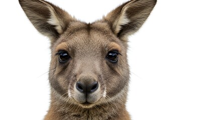 Fototapeta premium Adorable Kangaroo Close Up Wildlife Portrait Australian Marsupial