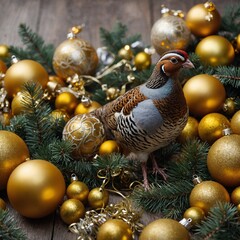 A partridge is a medium-sized bird belonging to the pheasant family, Phasianidae, which also includes quails, pheasants, and grouse. Partridges are typically found in the wild across Europe, Asia.