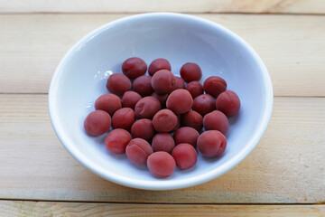 Traditional Japanese sour plums