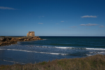 Torre Guaceto, panorama marittimo a Brindisi Puglia
