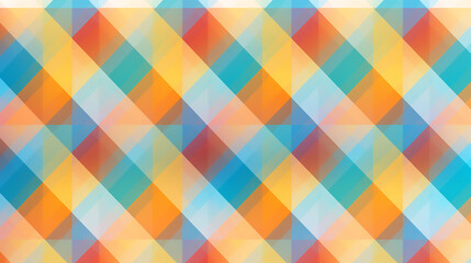 Fototapeta premium Seamless Checkered Pattern on Transparent Background for Versatile Design Use