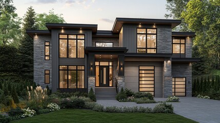 Modern Luxury Home Exterior Design