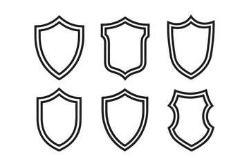 Shield Silhouette Bundle for Crafting