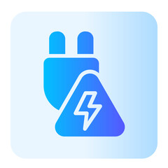 electricity gradient icon