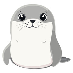 Obraz premium Seal illustration cartoon animal vector