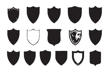 Shield Silhouette Bundle for Crafting