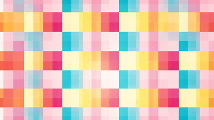 Seamless Checkered Pattern on Transparent Background for Versatile Design Use