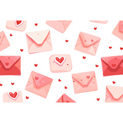 Love envelope envelopes background patterns vector