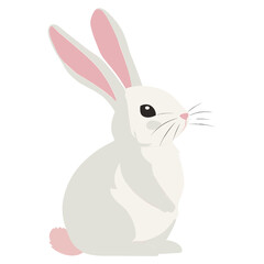 Obraz premium Rabbit illustration animal vector vector