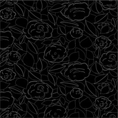 Seamless pattern design Floral Art Fabric textile Illustration