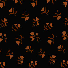 Seamless pattern design Floral Art Fabric textile Illustration