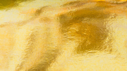 Gold foil background metallic golden leaf texture  gradient light shiny wrapping paper bright...