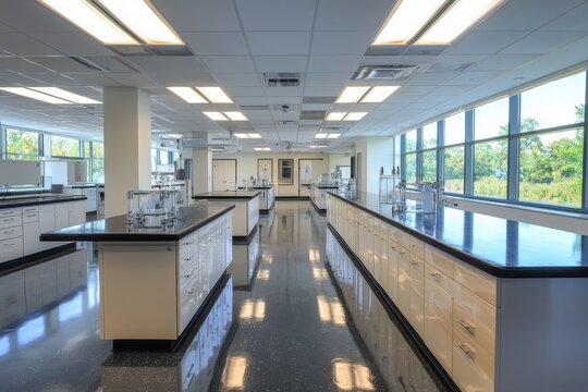 Public health initiatives in laboratory environments enhancing research and development in science facilities