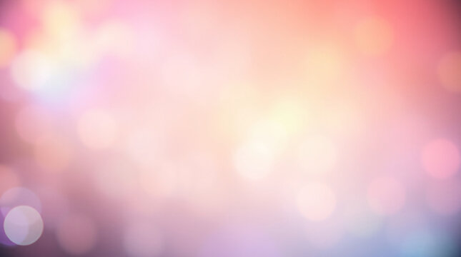 Bokeh de-focused sparkling rainboe background.