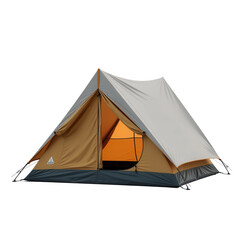 Camping tent on transparent background