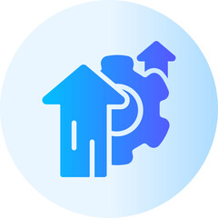 productivity gradient icon